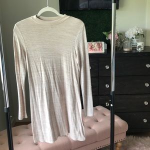 Long sleeve thin sweater dress